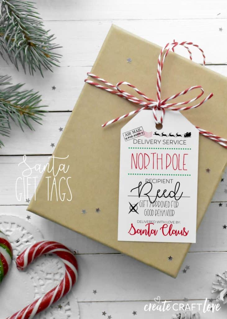Surprise the kids with a special delivery this Christmas by using our Printable Santa Gift Tags!