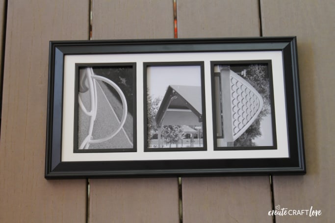 photography letter art for father's day