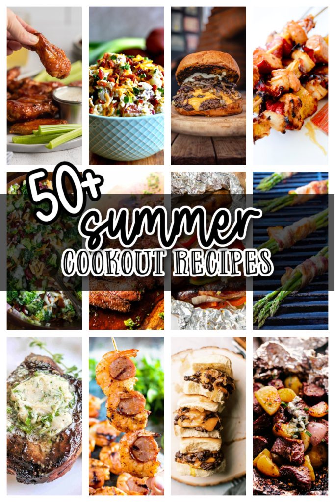 summer cookout recipes pin
