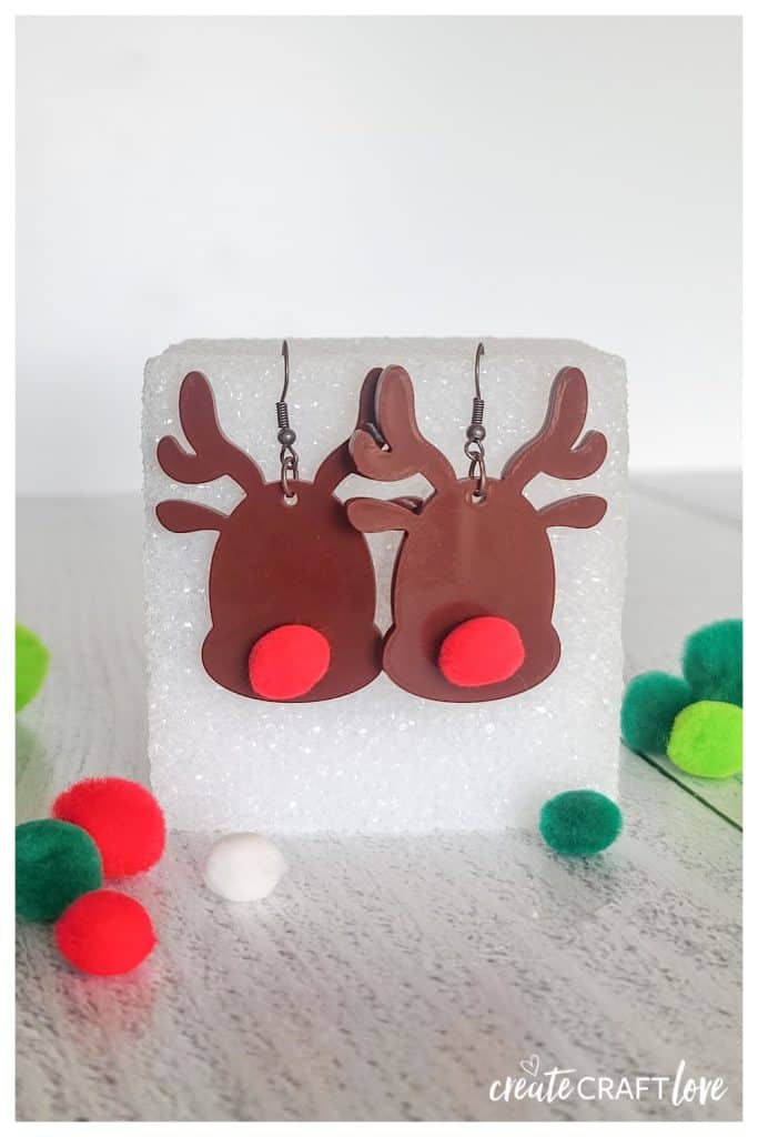 Christmas earrings reindeer
